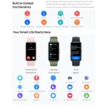 HUAWEI Band 8 NFC 1.47 inch AMOLED Smart Watch, Support Heart Rate / Blood Pressure / Blood Oxygen / Sleep Monitoring - Image 10
