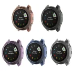 For Garmin Fenix 6X TPU Half Coverage Smart Watch Protevtice Case - Image 6