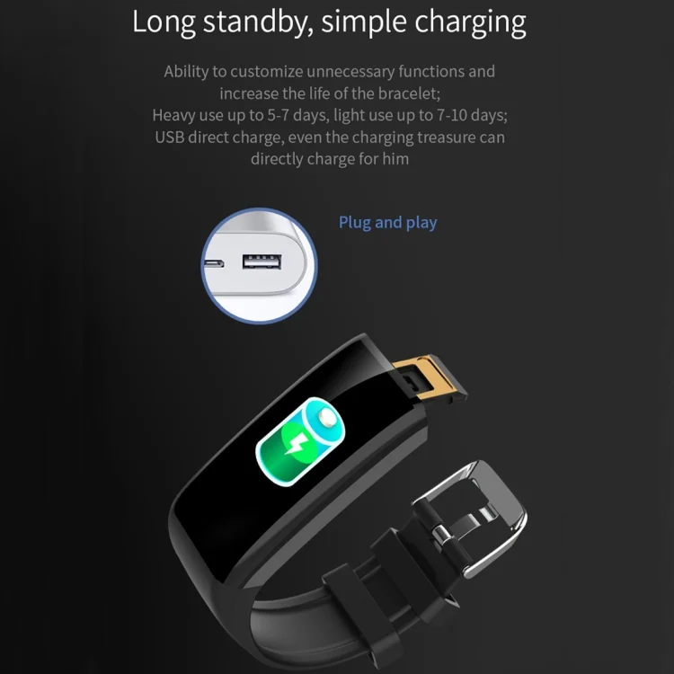 CA5236L_11.webp C20 1.14 inch IPS Touch Screen IPX67 Waterproof Smartwatch, Support Call Reminder/ Heart Rate Monitoring /Blood Pressure Monitoring/ Sleep Monitoring - Image 12