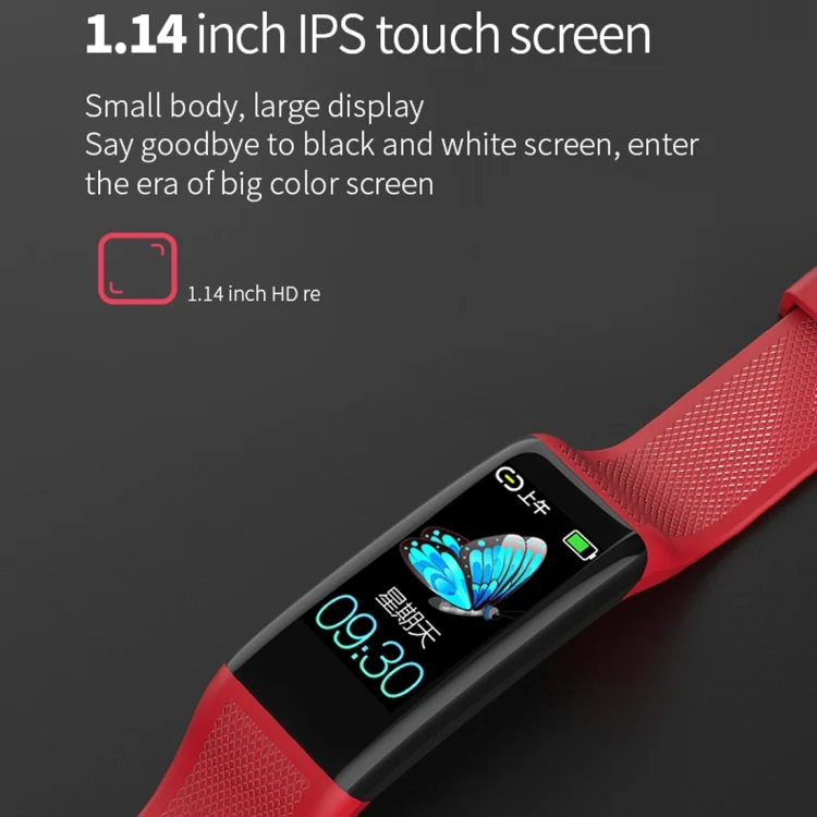 CA5236L_3.webp C20 1.14 inch IPS Touch Screen IPX67 Waterproof Smartwatch, Support Call Reminder/ Heart Rate Monitoring /Blood Pressure Monitoring/ Sleep Monitoring - Image 4