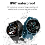 ZL02D 1.28 inch IP67 Waterproof Steel Band Smart Watch Support Heart Rate Monitoring - Image 3