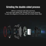 N6 Smart Watch 1.3 inch TFT Screen MTK2502C Bluetooth4.0, Stainless Steel Watch Band, Support Heart Rate Monitor & Pedometer & Sleep Monitor & Sedentary Reminder - Image 4