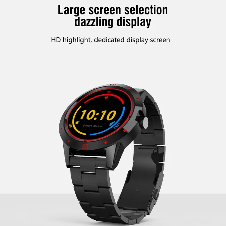 CA6559_B4.webp N6 Smart Watch 1.3 inch TFT Screen MTK2502C Bluetooth4.0, Stainless Steel Watch Band, Support Heart Rate Monitor & Pedometer & Sleep Monitor & Sedentary Reminder - Image 5