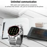 N6 Smart Watch 1.3 inch TFT Screen MTK2502C Bluetooth4.0, Stainless Steel Watch Band, Support Heart Rate Monitor & Pedometer & Sleep Monitor & Sedentary Reminder - Image 8
