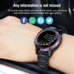 N6 Smart Watch 1.3 inch TFT Screen MTK2502C Bluetooth4.0, Stainless Steel Watch Band, Support Heart Rate Monitor & Pedometer & Sleep Monitor & Sedentary Reminder - Image 9