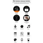 N6 Smart Watch 1.3 inch TFT Screen MTK2502C Bluetooth4.0, Stainless Steel Watch Band, Support Heart Rate Monitor & Pedometer & Sleep Monitor & Sedentary Reminder - Image 10