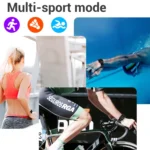 SE02 Bluetooth Smart Sports Watch, Support Heart Rate / Blood Pressure / Blood Oxygen Monitoring & Sleep Monitoring & Sedentary Reminder - Image 5