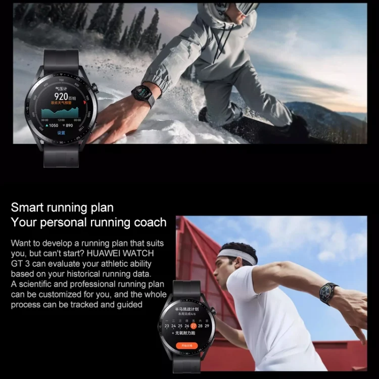 CA6763F_12.webp HUAWEI WATCH GT 3 Smart Watch 42mm Braided Wristband, 1.32 inch AMOLED Screen, Support Heart Rate Monitoring / GPS / 7-days Battery Life / NFC - Image 13