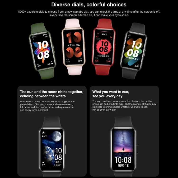 CA6793_B3.webp Original HUAWEI Band 7 Standard Edition, 1.47 inch AMOLED Screen Smart Watch, Support Blood Oxygen Monitoring / 14-days Battery Life - Image 4