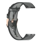 20mm Stripe Weave Nylon Wrist Strap Watch Band for Huawei GT 2 42mm / Honor Magic Watch 2 42mm - Image 4
