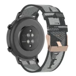 20mm Stripe Weave Nylon Wrist Strap Watch Band for Huawei GT 2 42mm / Honor Magic Watch 2 42mm - Image 5