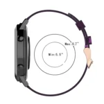 20mm Stripe Weave Nylon Wrist Strap Watch Band for Huawei GT 2 42mm / Honor Magic Watch 2 42mm - Image 6