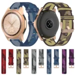 20mm Stripe Weave Nylon Wrist Strap Watch Band for Galaxy Watch 42mm, Galaxy Active / Active 2, Gear Sport, S2 Classic - Image 2
