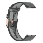 22mm Stripe Weave Nylon Wrist Strap Watch Band for Huawei GT / GT2 46mm, Honor Magic Watch 2 46mm / Magic - Image 4