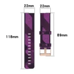 22mm Stripe Weave Nylon Wrist Strap Watch Band for Huawei GT / GT2 46mm, Honor Magic Watch 2 46mm / Magic - Image 7