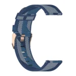 22mm Stripe Weave Nylon Wrist Strap Watch Band for Fossil Gen 5 Carlyle, Gen 5 Julianna, Gen 5 Garrett, Gen 5 Carlyle HR - Image 4