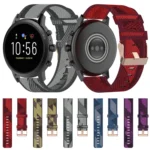 22mm Stripe Weave Nylon Wrist Strap Watch Band for Fossil Gen 5 Carlyle, Gen 5 Julianna, Gen 5 Garrett, Gen 5 Carlyle HR - Image 2