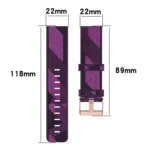 22mm Stripe Weave Nylon Wrist Strap Watch Band for Galaxy Watch 46mm / Gear S3 - Image 7