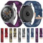 22mm Stripe Weave Nylon Wrist Strap Watch Band for Galaxy Watch 46mm / Gear S3 - Image 2