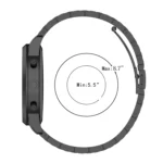 22mm Steel Wrist Strap Watch Band for Fossil Hybrid Smartwatch HR, Male Gen 4 Explorist HR / Male Sport - Image 6