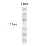 22mm Steel Wrist Strap Watch Band for Fossil Hybrid Smartwatch HR, Male Gen 4 Explorist HR / Male Sport - Image 7