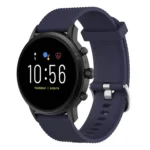 22mm Texture Silicone Wrist Strap Watch Band for Fossil Gen 5 Carlyle, Gen 5 Julianna, Gen 5 Garrett, Gen 5 Carlyle HR