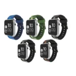 For Apple Watch Series 3 & 2 & 1 38mm Fashion Camouflage Pattern Silicone Watch Band - Image 2