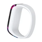 Colourful Feathers Pattern Silicone Sport Watch Band for Garmin Vivofit JR, Size: Large - Image 4