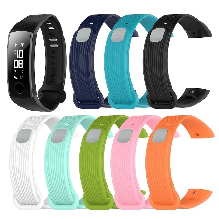 CA8051B_5.webp Silicone  Watch Band for Huawei Honor Band 3 - Image 6