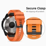Quick Removable Silicone Watch Band for Fenix 5X 26mm - Image 3