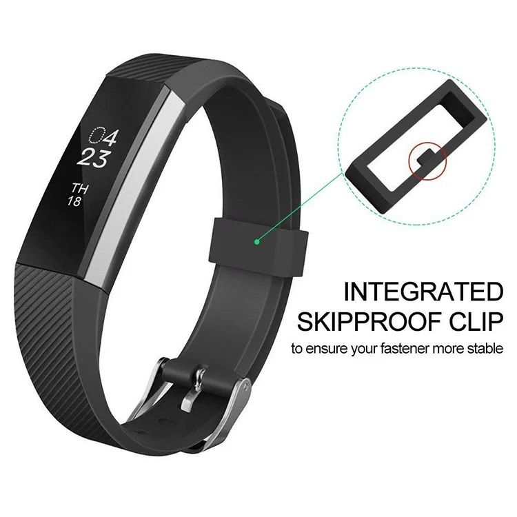 CA8093P_3.webp Children Silicone Twilled Watch Band for FITBIT ACE - Image 4