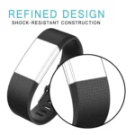 Square Pattern Adjustable Sport Watch Band for FITBIT Charge 2, Size: L, 12.5x8.5cm - Image 3