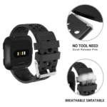 Smart Watch Venting Circle Hole Watch Band for Fitbit Versa - Image 4