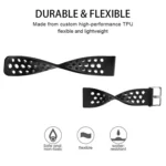 Smart Watch Venting Circle Hole Watch Band for Fitbit Versa - Image 5