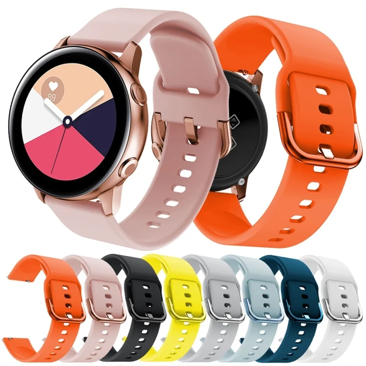 CA8185H_4.webp Smart Watch Electroplated Buckle Watch Band for Galaxy Watch Active - Image 5