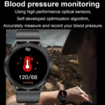 ET310 1.39 inch IPS Screen IP67 Waterproof Silicone Band Smart Watch, Support Body Temperature Monitoring / ECG - Image 17