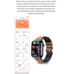 ET210 1.91 inch IPS Screen IP67 Waterproof Silicone Band Smart Watch, Support Body Temperature Monitoring / ECG - Image 2