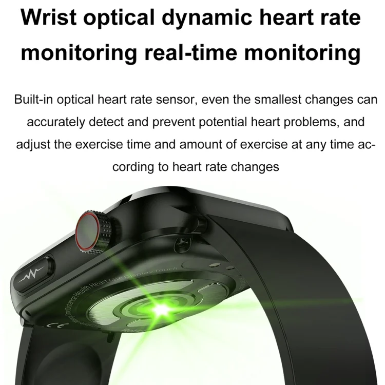 CA8769_B7.webp ET210 1.91 inch IPS Screen IP67 Waterproof Silicone Band Smart Watch, Support Body Temperature Monitoring / ECG - Image 8