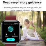 ET210 1.91 inch IPS Screen IP67 Waterproof Silicone Band Smart Watch, Support Body Temperature Monitoring / ECG - Image 10