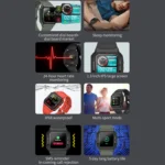 Lokmat FT10 1.3 inch IPS Touch Screen Waterproof Smart Watch, Support Music Play / Heart Rate / Blood Pressure Monitor - Image 3