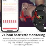 Lokmat FT10 1.3 inch IPS Touch Screen Waterproof Smart Watch, Support Music Play / Heart Rate / Blood Pressure Monitor - Image 5