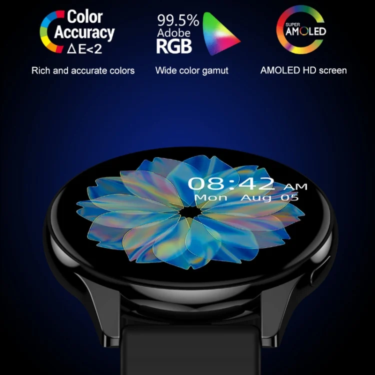 CA8911B_4.webp Lokmat T2 Pro 1.28 inch IPS Touch Screen Waterproof Smart Watch, Support Heart Rate / Blood Pressure Monitor - Image 5