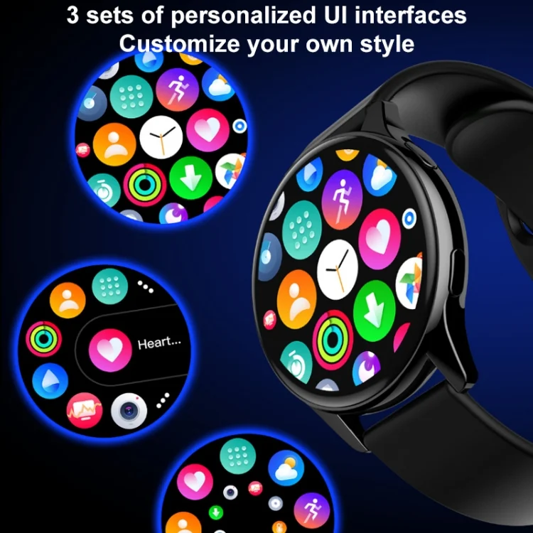 CA8911B_6.webp Lokmat T2 Pro 1.28 inch IPS Touch Screen Waterproof Smart Watch, Support Heart Rate / Blood Pressure Monitor - Image 7