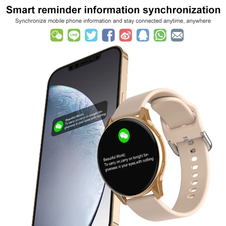 CA8911B_8.webp Lokmat T2 Pro 1.28 inch IPS Touch Screen Waterproof Smart Watch, Support Heart Rate / Blood Pressure Monitor - Image 9