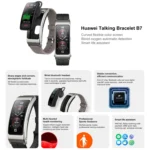 Original Huawei TalkBand B7 Smart Bracelet, 1.53 inch Screen, Support Bluetooth Call / Heart Rate / Blood Oxygen / Sleep Monitoring - Image 2