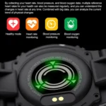 i2 Sports Smart Watch, Support Heart Rate / Blood Pressure / Oximeter Monitor - Image 5