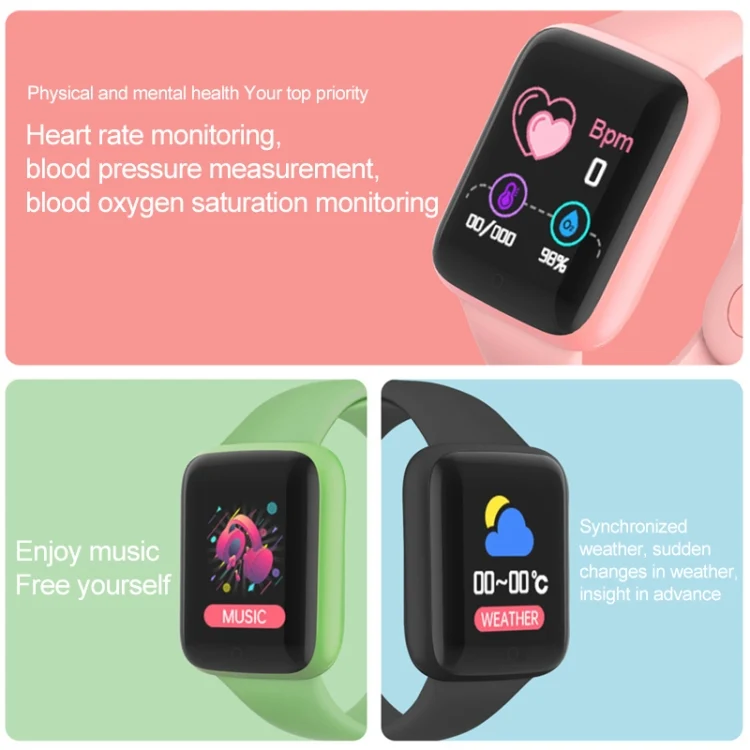 CA9463_B2.webp Y68M 1.44 inch Smart Watch, Support Heart Rate Blood Pressure Blood Oxygen Monitoring - Image 3