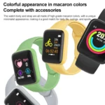 Y68M 1.44 inch Smart Watch, Support Heart Rate Blood Pressure Blood Oxygen Monitoring - Image 5