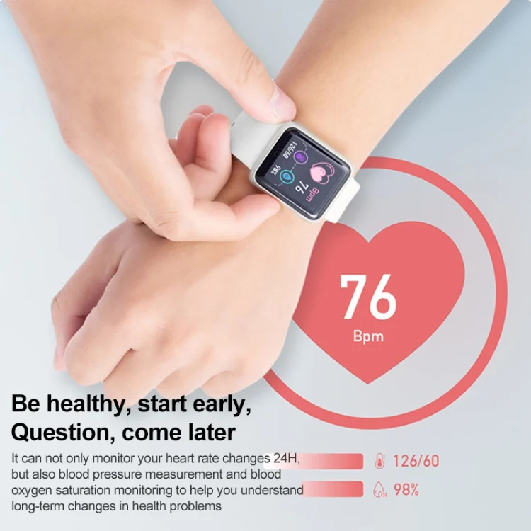 CA9463_B6.webp Y68M 1.44 inch Smart Watch, Support Heart Rate Blood Pressure Blood Oxygen Monitoring - Image 7