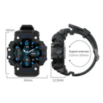 LC11 1.28 inch TFT Screen Outdoor Sports Smart Watch, IP68 Waterproof Support Heart Rate & Blood Pressure Monitoring - Image 2